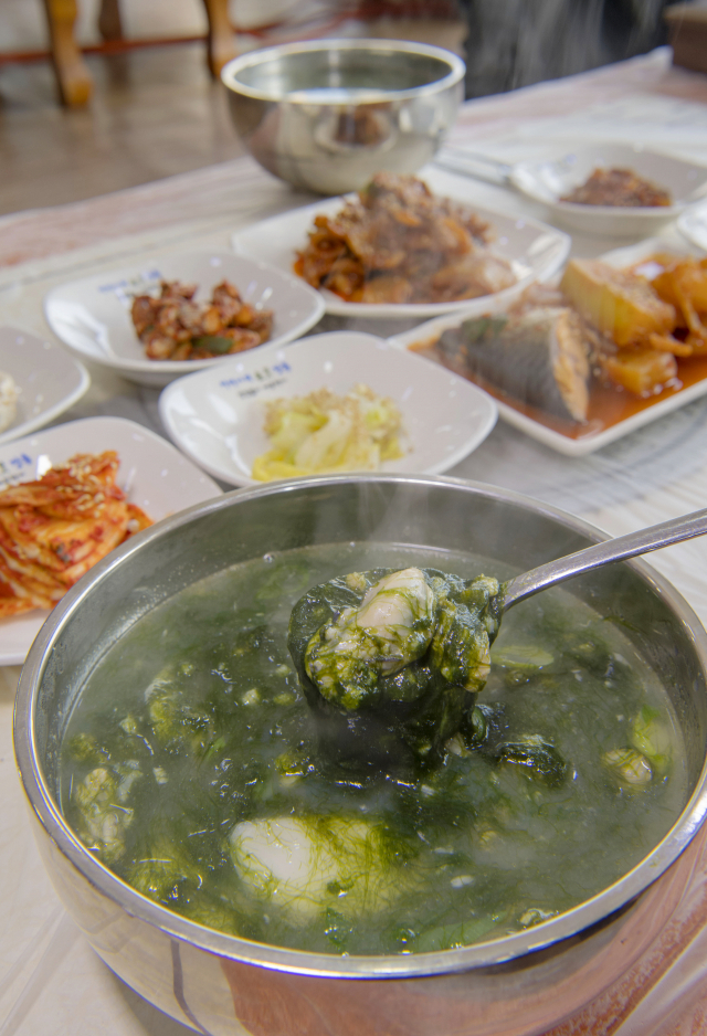 매생이 떡국
