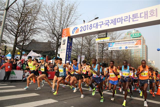 지난해 열린 대구국제마라톤 대회