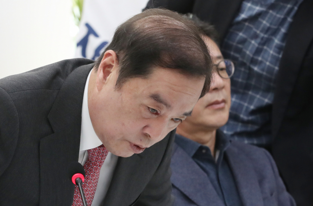 자유한국당 김병준 비상대책위원장이 12일 국회에서 
