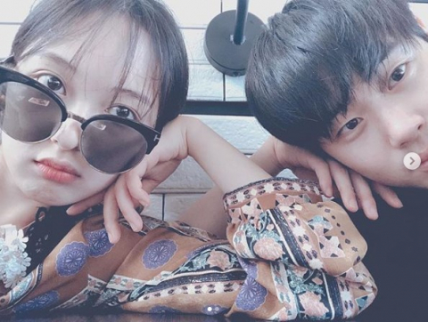조병규의 인스타그램에 12일 김보라와 함께 찍은 사진이 올라왔다. 조병규 인스타그램 캡처