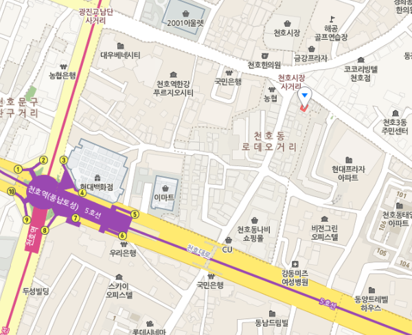 일본가정식 월 매출 1억원 천호동(천호시장, 천호역) 