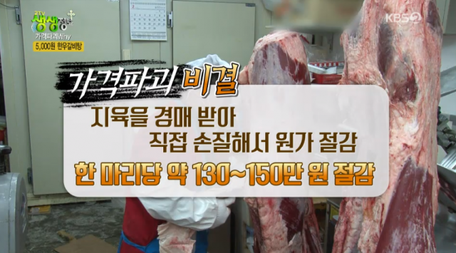 가격파괴 why(와이) 5000원 한우 갈비탕·꼬리곰탕·사골우거지탕·육개장·곰탕 판매 인천 부평 십정동 십정종합시장 
