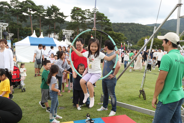 수성문화재단이 수성못페스티벌에서 펼치는 어린이 체험프로그램 