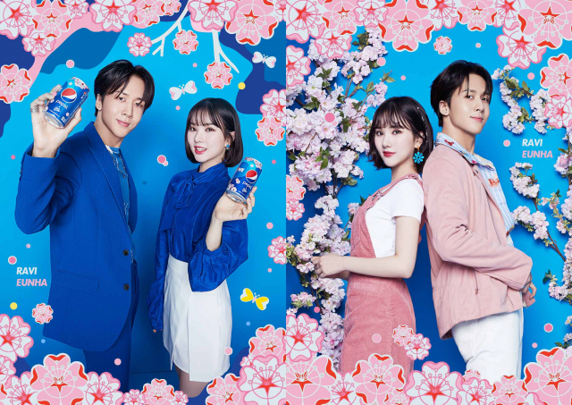 사진=2019 펩시 K-POP 프로젝트 봄편 컨셉 화보를 공개한 빅스 라비-여자친구 은하