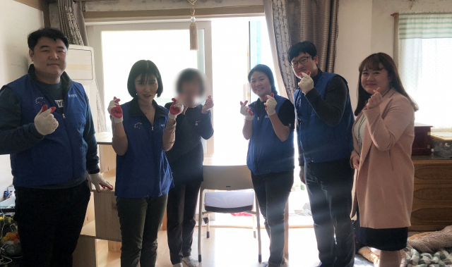 삼성전자 구미 스마트시티의 임직원 봉사팀인 