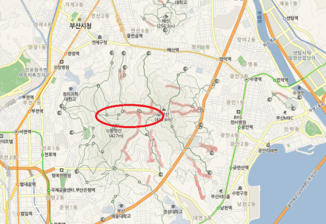 부산 황령산 벚꽃길 위치는? 가는 방법? 네이버 지도