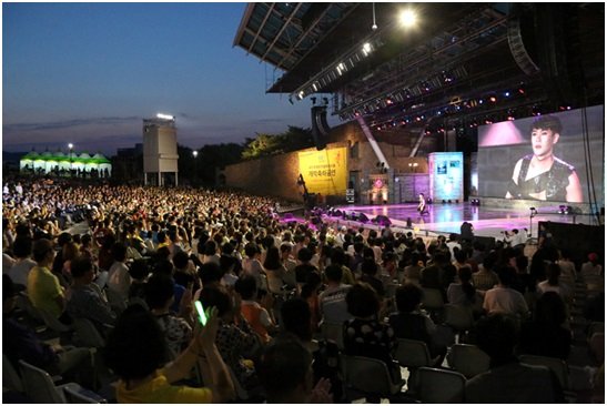 지난해 제 12회 대구국제뮤지컬페스티벌 개막식 현장. 대구시 제공