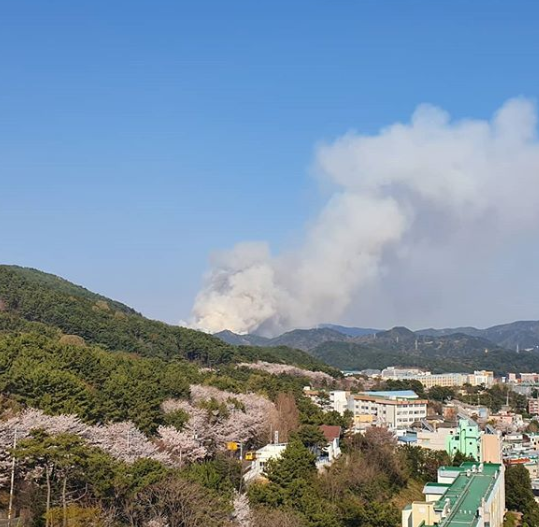 운봉산 산불 