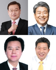 (위)정점식, 양문석 (아래)강기윤, 여영국. 매일신문DB