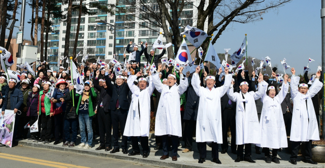 고령 우곡면 도진리 4.6만세운동이 올해로 꼭 100주년을 맞아 오는 6일 기념행사를 벌인다. 사진은 지난 2월8일 고령에서 열린