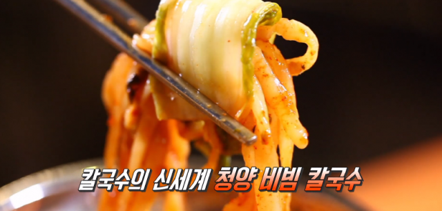 청양 비빔칼국수 무엇? 용산 보광동 