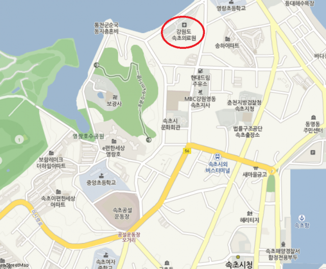 [지도] 속초 산불, 속초의료원 인근까지 번져 
