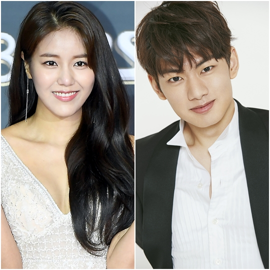 그룹 AOA의 멤버 혜정(왼쪽)과 배우 류의현이 열애설에 휩싸였다. 매일신문 DB