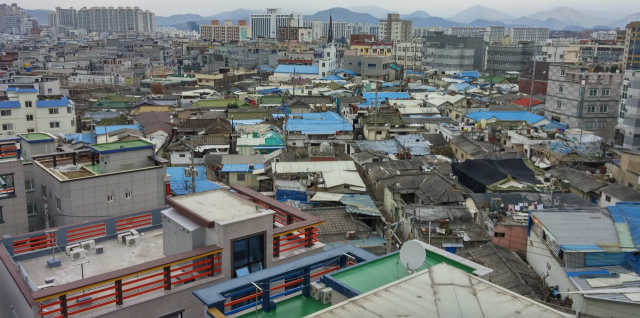 2018 도시재생 뉴딜사업 대상지로 선정된 북구 복현동 일대 모습. 대구시 제공