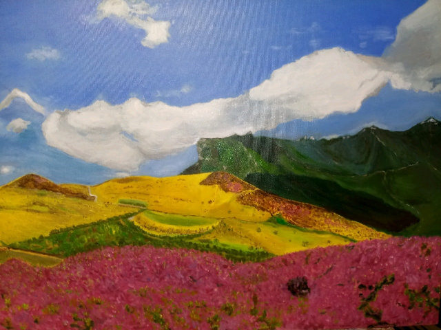 최진근 작, 황매산의 봄