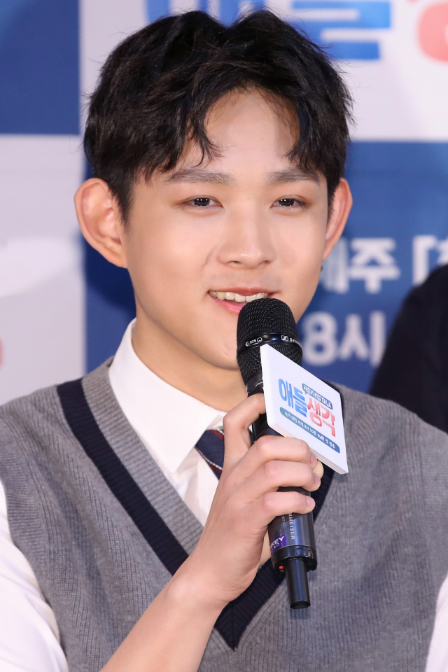 고 최진실 씨의 아들 최환희가 9일 오후 서울 마포구 상암동 CJ E＆M센터에서 열린 tvN 새 예능프로그램 