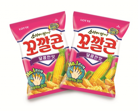 롯데제과 꼬깔콘 달콤한맛