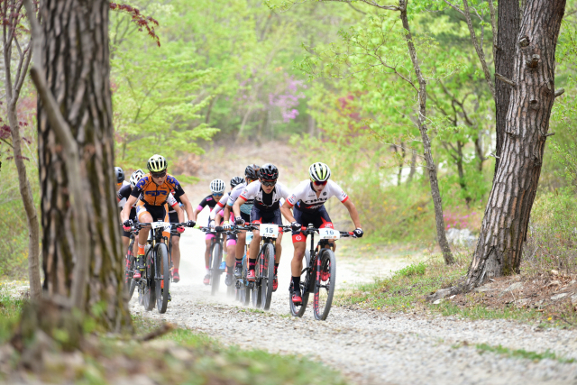 13, 14일 청송 태행산 MTB 산악자전거코스에서 