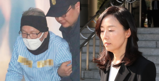 김기춘, 조윤선. 연합뉴스