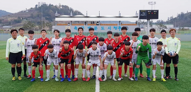 합천 대병중학교 축구부. 매일신문CEO스피치 아카데미 하태균 원장 제공