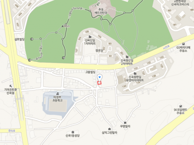 의정부 오징어김밥 달인=신곡동 