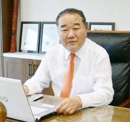 ㈜동성환경산업 이재업 대표이사. 동성환경산업 제공