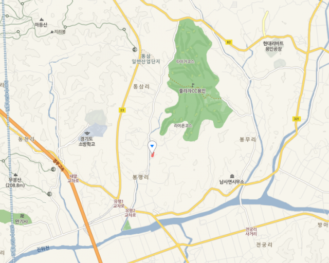 용인 남사화훼단지 관찰카메라24 등장 