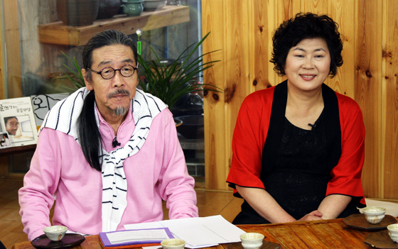 이외수, 전영자 부부. 바둑TV