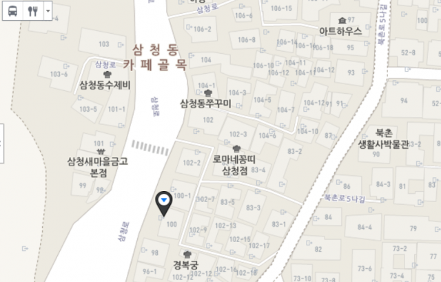 출처: 향나무 세그루 위치, 네이버 지도