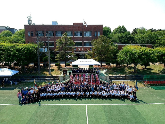 영남대 ROTC 총동문회가 지난 11일 영남대에서 영남대 ROTC 53주년 및 7기 임관 50주년 행사를 열고 있다.