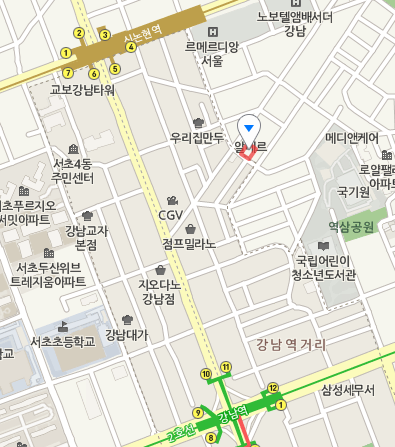 인앤아웃 버거 강남 팝업스토어 위치는? 바비레드 강남점 가는 방법. 네이버 지도