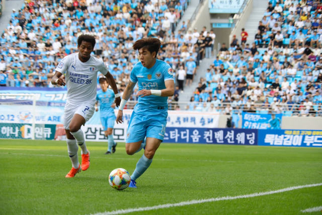 26일 대구 고성동 DGB대구은행파크에서 열린 프로축구 