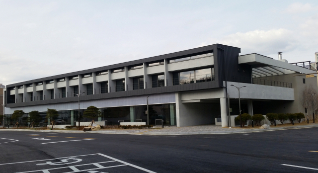 전국 최초로 경북 영주시에 들어선 대한복싱전용훈련장 모습. 영주시 제공