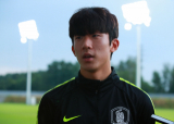 2019 국제축구연맹(FIFA) 20세 이하(U-20) 월드컵 결승을 앞두고 한국 대표팀 고재현이 13일 오후(현지시간) 폴란드 우치의 팀 훈련장에서 훈련에 앞서 인터뷰를 하고 있다. 연합뉴스