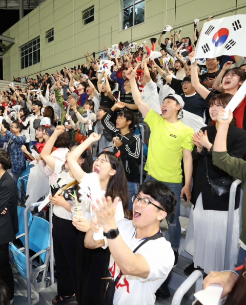 2019 국제축구연맹(FIFA) 20세 이하(U-20) 월드컵 결승 한국과 우크라이나의 경기가 열린 16일 오전 대구시 북구 축구 전용경기장