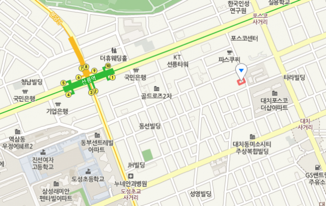 대치동 선릉역 