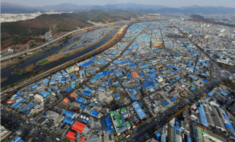 22일 한국은행 대구경북본부의 기업경영분석에 따르면 지난해 대구경북 기업의 매출액증가율과 영업이익률 등이 전년보다 나빠졌다. 중소기업이 밀집해 있는 대구제3산업단지 전경. 매일신문 DB
