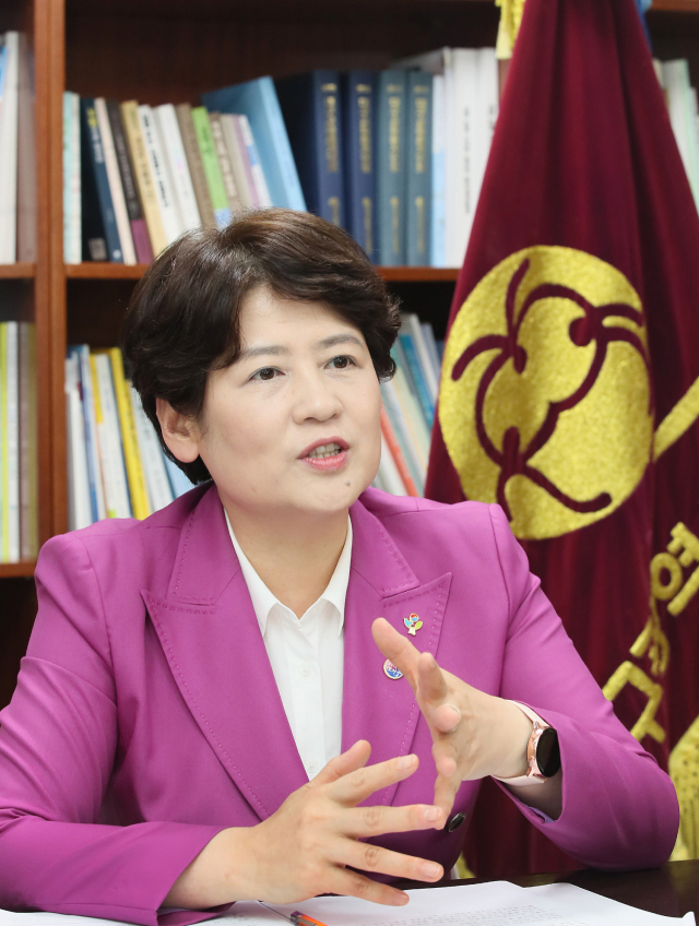 취임 1주년을 맞이한 강은희 대구시교육감은 국제 바칼로레아(IB) 프로그램 도입 등 공교육을 혁신해 아이들이 잘 성장하는 기반을 만드는 데 힘을 모을 것이라고 강조했다. 대구시교육청 제공