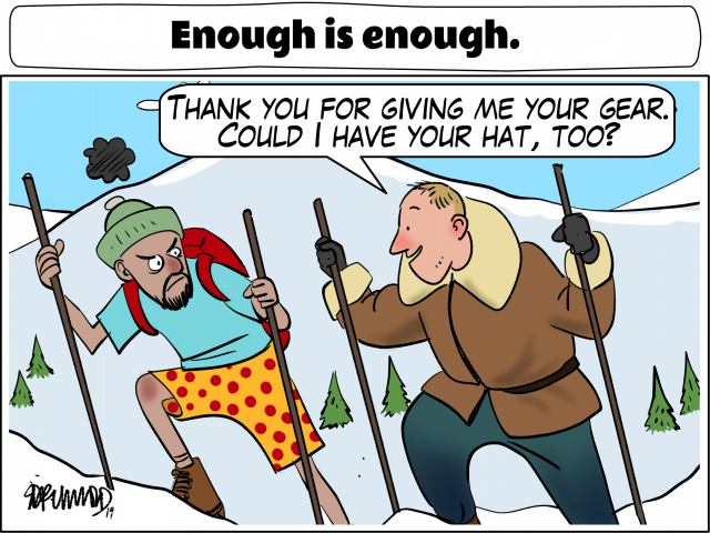Cartoon by Sergio Drumond