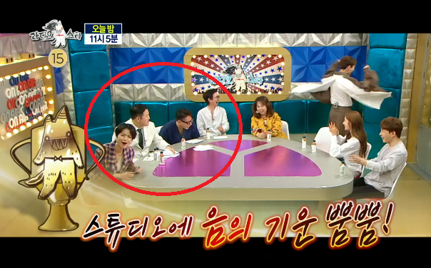 라디오스타 26일 방송 예고편. 안영미와 윤종신이 함께 자리해 있다. MBC