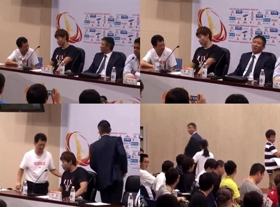 농구 선수이다 감독 출신인 허재가 28일 포털 사이트 실시간 검색어에 등장하는 등 화제다. 허재 중국 인터뷰 영상 캡처