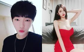 우창범(왼쪽)과 BJ 열매. 인스타그램 캡쳐