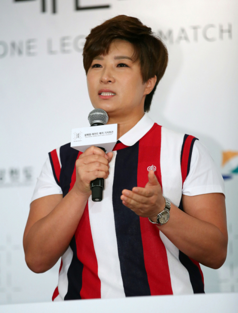 박세리 2020 도쿄올림픽 여자골프 대표팀 감독이 3일 서울 중구 소공동 롯데호텔에서 열린 