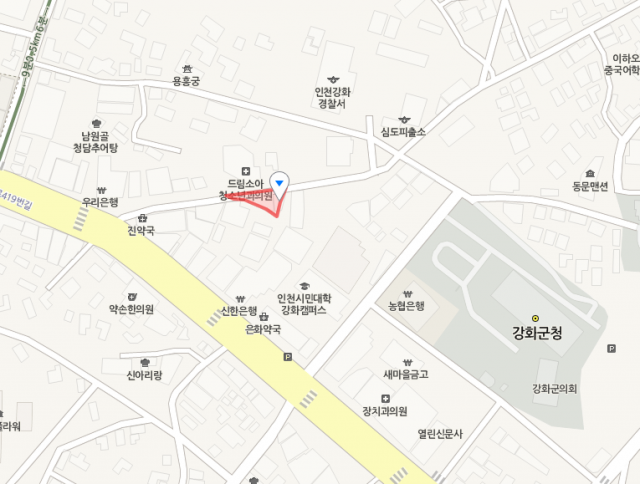 강화국수 위치는? 50년 전통 여름국수 