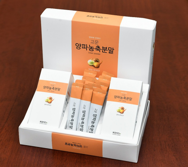 경북도가 개발한 양파농축분말.