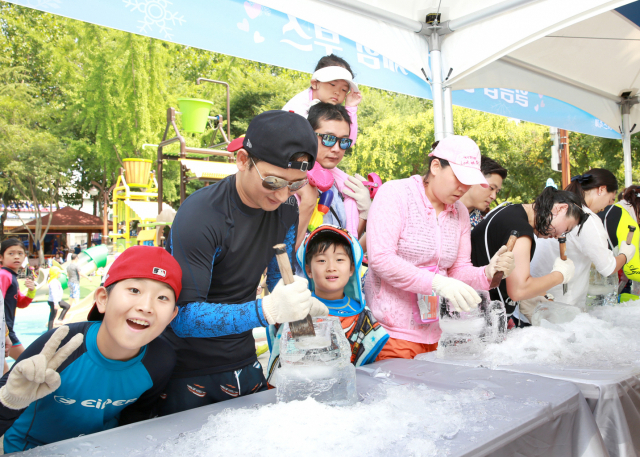 지난해 열린 가족사랑 아이스축제 모습. 대구 서구청 제공.