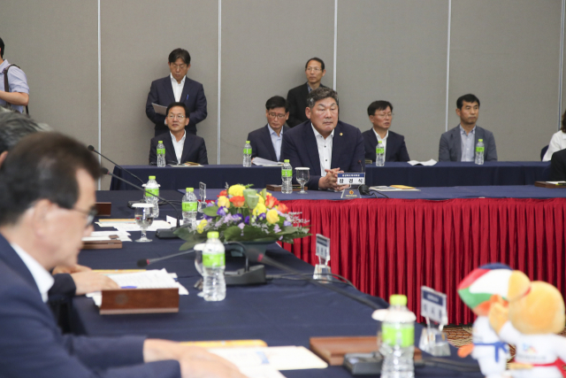 장경식 경북도의회 의장이 전국시도의회의장협의회 제6차 임시회에 참석한 모습. 경북도의회 제공