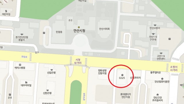 경기도 안산시 단원구 고잔동 벨라지움 오피스텔 1층 