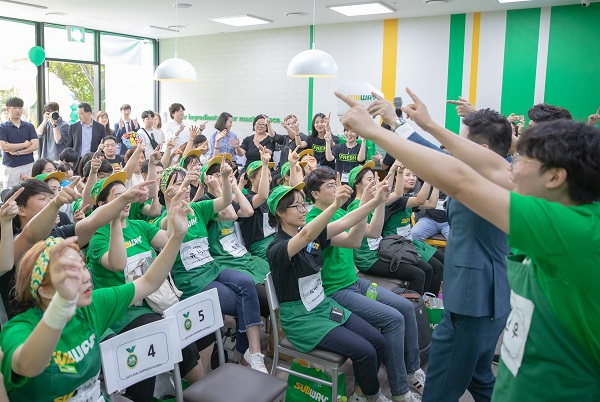 써브재머 코리아 2019 대회에 참가한 샌드위치 아티스트들. 써브웨이 제공