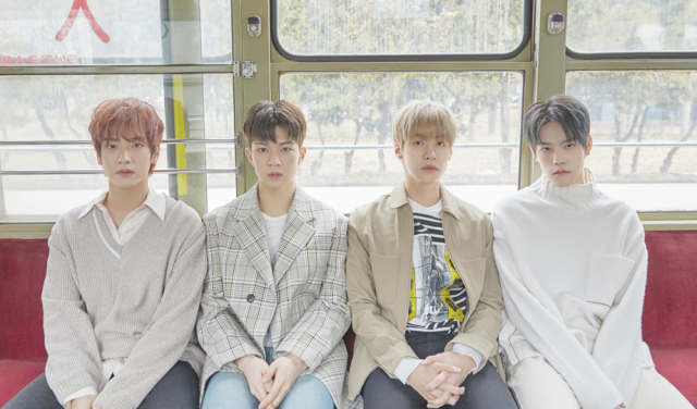 엔플라잉. 왼쪽부터 김재현, 유회승, 이승협, 차훈. FNC엔터테인먼트 제공.